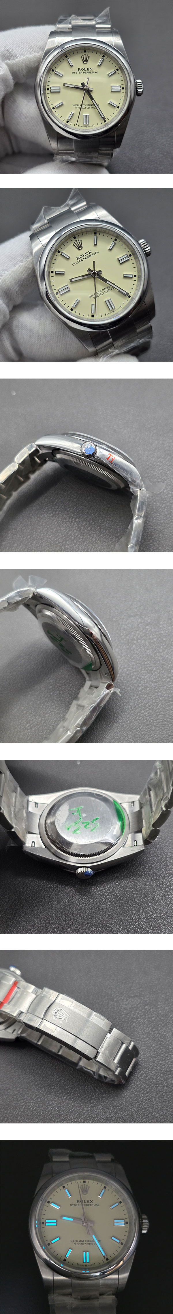 【GM製造】ロレックスコピー M126000-0012 オイスターパーペチュアル 36mm ベージュ 3230搭載 贈り物商品